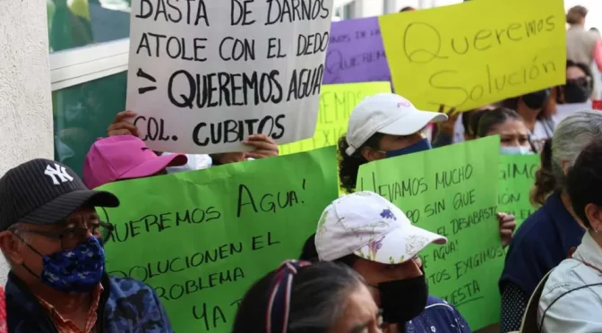 Hidalgo – Protestan vecinos de Pachuca ante Caasim por desabasto de agua (Milenio)