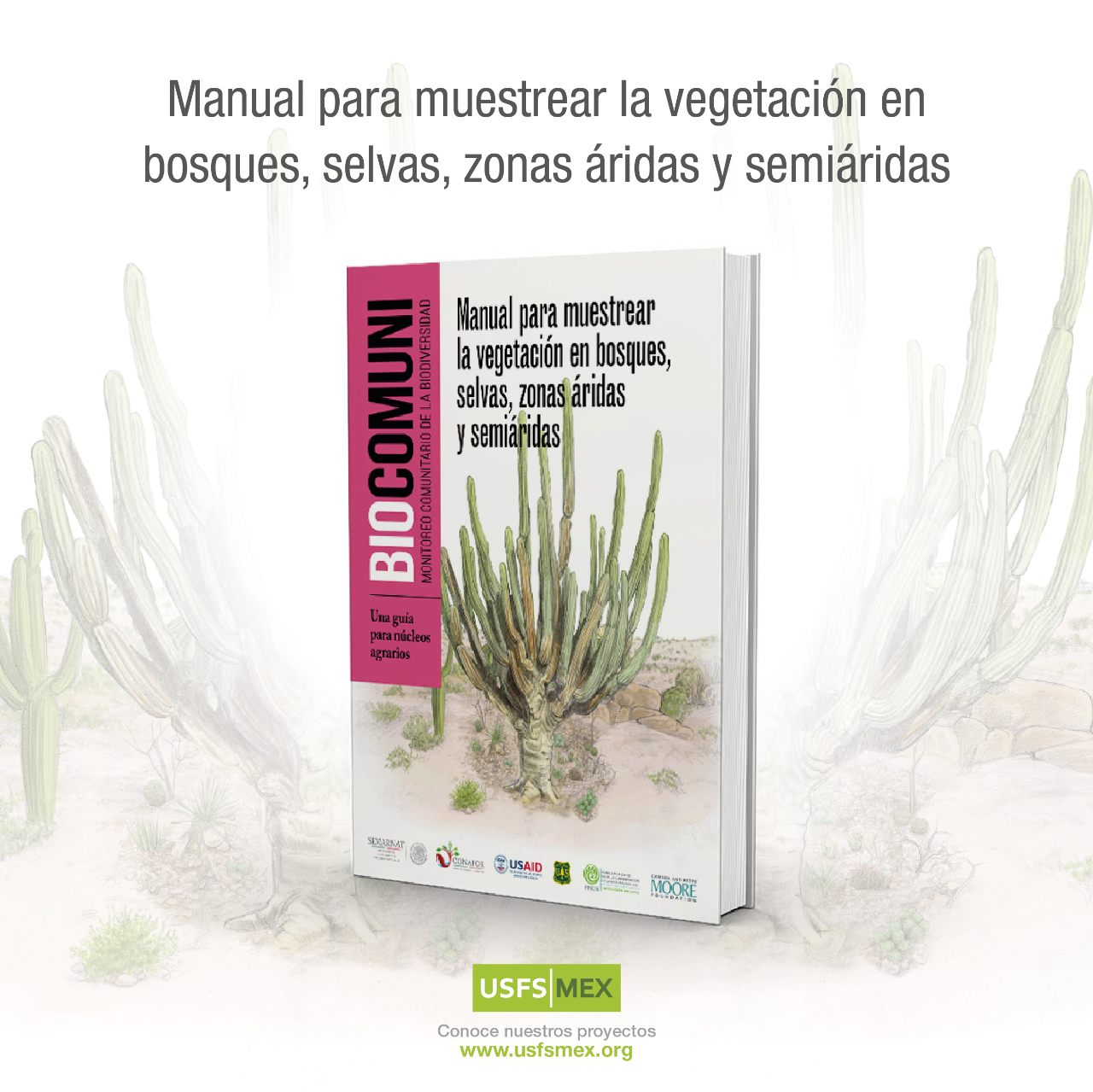 Manual para muestrear la vegetación en bosques, selvas, zonas áridas y semiáridas (USFS)