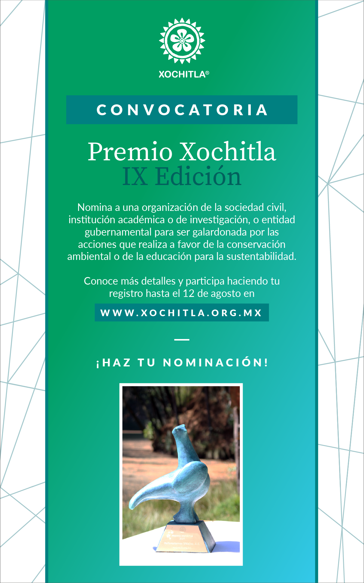 Premio Xochitla IX Edición (Fundación Xochitla, A.C.)