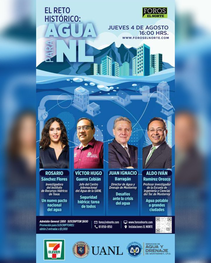 El reto histórico: Agua para Nuevo León (UANL)