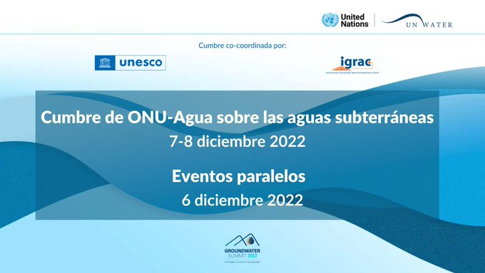 Cumbre de  UN Water  sobre aguas subterráneas (ONU)