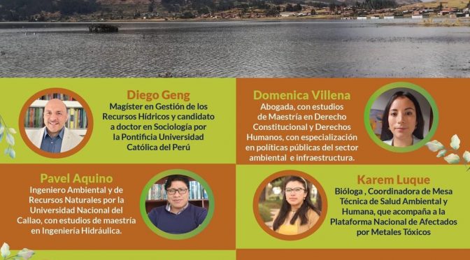 Conversatorio: Injusticias hídricas, desafíos y retos para los territorios y el agua en Latinoamérica (Centro Bartolomé de las Casas)
