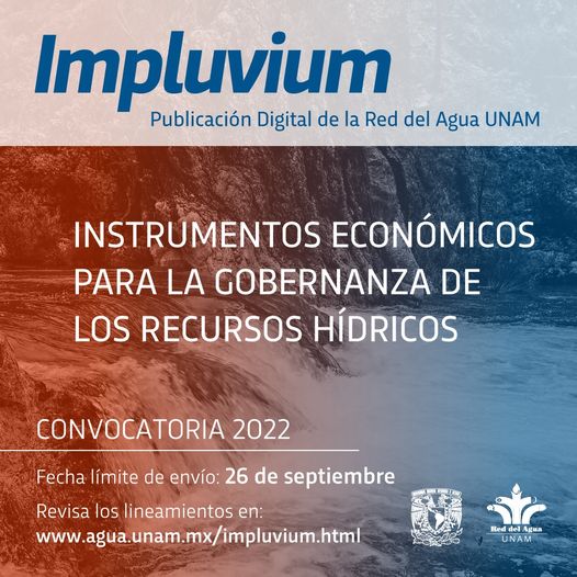 Instrumentos económicos para la gobernanza de los recursos hídricos – Implivium (Red del Agua UNAM)