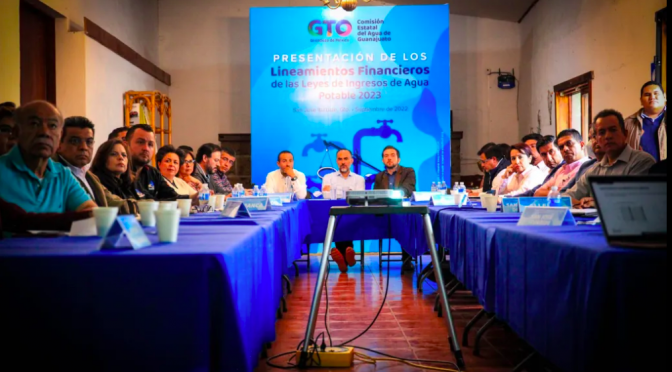 Guanajuato – Presentan lineamientos financieros de las leyes de ingresos en materia de agua potable 2023 (Guanajuato.gob)