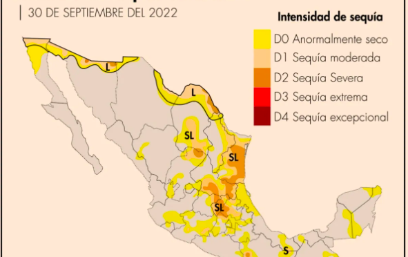 México – Registran 10 entidades alto grado de escasez de agua (El Economista)