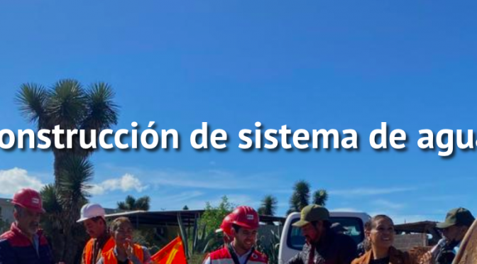 Zacatecas -Arranca construcción de sistema de agua potable (NTR)