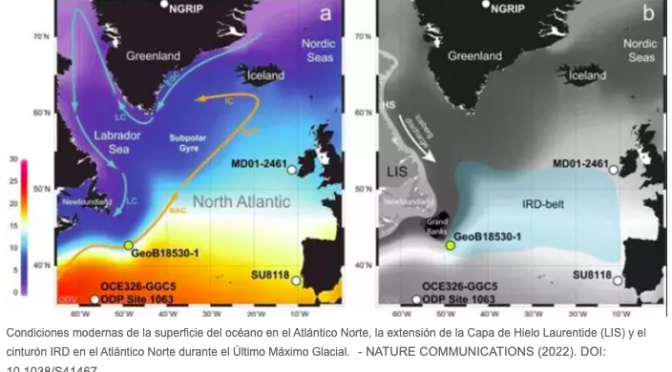 Atlántico Norte – Descubierto el mecanismo que corta el agua cálida al Atlántico Norte (Europa Press)