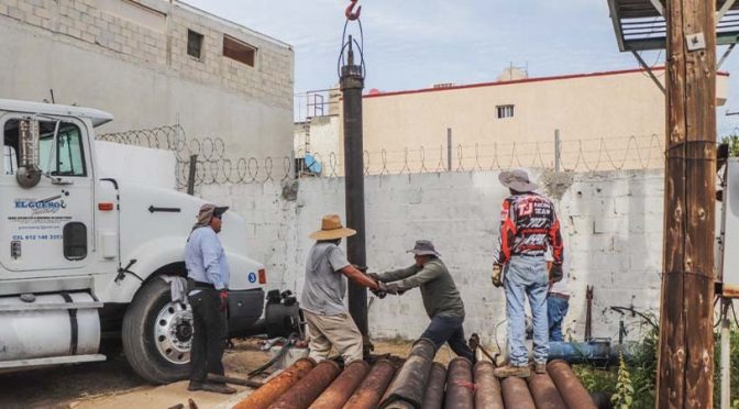 Baja California Sur-Se reincorpora a la red de agua el pozo 4 luego de los trabajos de rehabilitación (El Independiente)