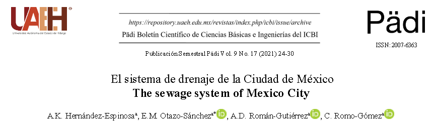 El Sistema de drenaje de la Ciudad de México (UAEH)