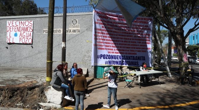 CDMX – Vecinos impedirán extracción de agua de pozo en Iztacalco (La Jornada)