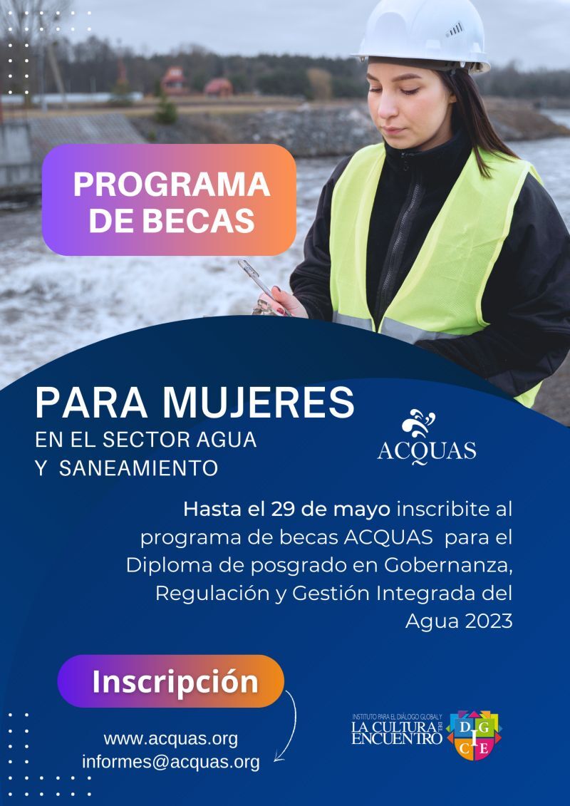 Programa de becas para mujeres en el sector agua y saneamiento (ACQUAS)