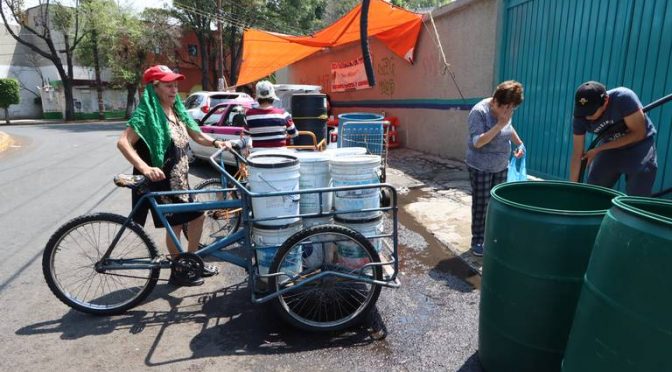 CDMX.-Más de 370 mil personas en CDMX viven sin suministro de agua (El Sol de México)
