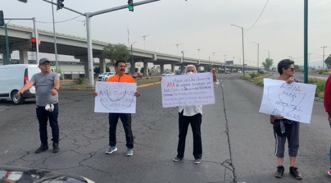 México-Protestan en Ecatepec contra consorcio ARA por falta de agua (La Jornada)