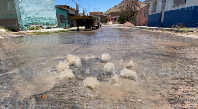 Chihuahua-Fuga de agua potable se mezcla con drenaje (El Diario mx)