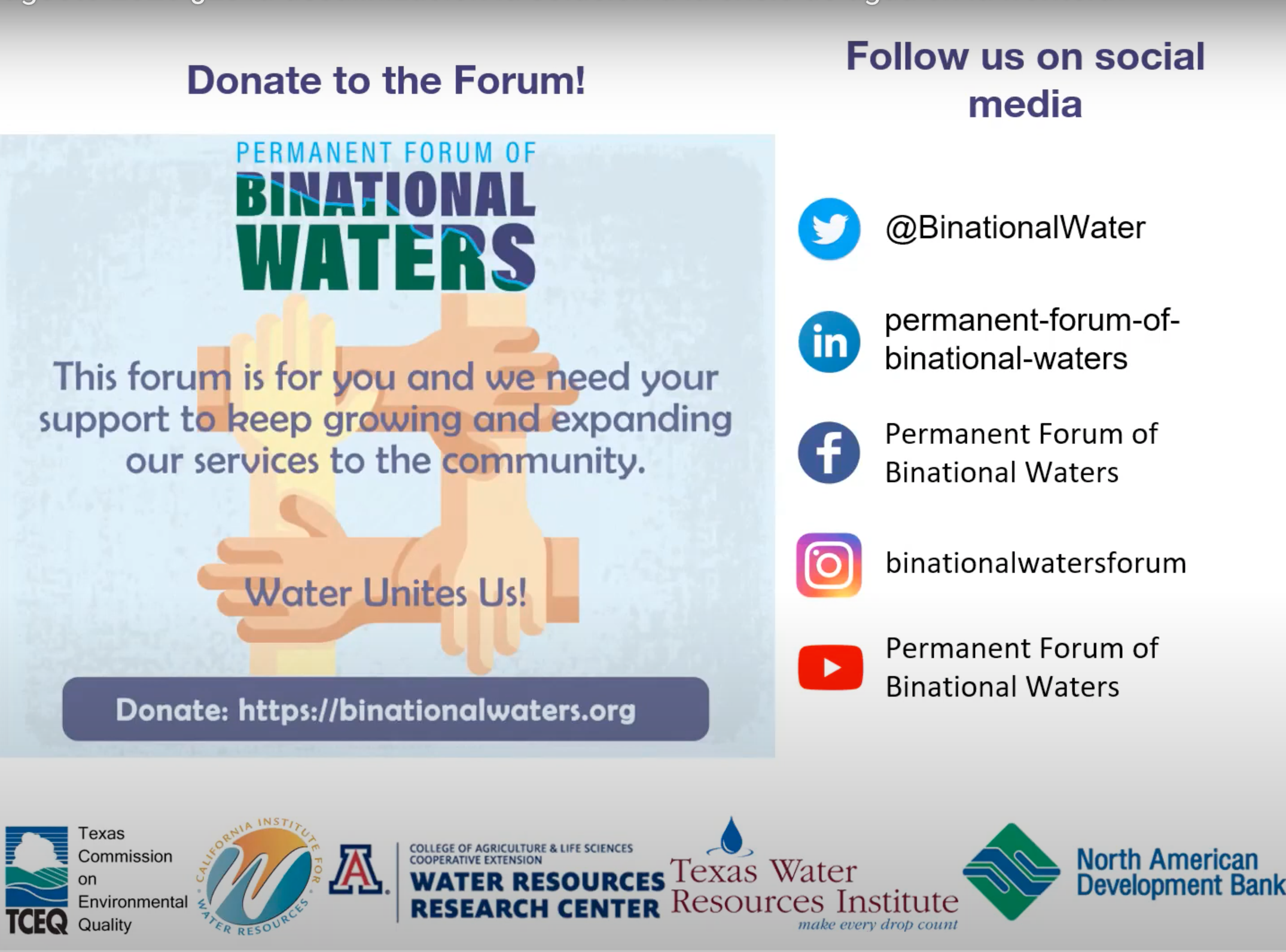 Video: Coffee Break, agosto 2023 ¿Es la desalinización la solución a la crisis de agua en la frontera? (Permanent Forum of Binational Waters)