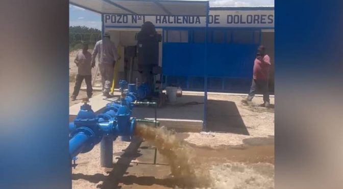 Chihuahua -Mitigarán desabasto de agua en Jiménez con un nuevo pozo (El sol del Parral)