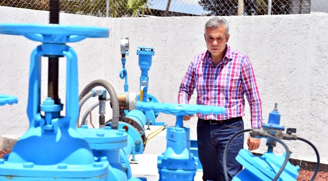 Edo. Mex.-Entrega gobierno estatal siete pozos profundos de agua a Ecatepec (Capital)