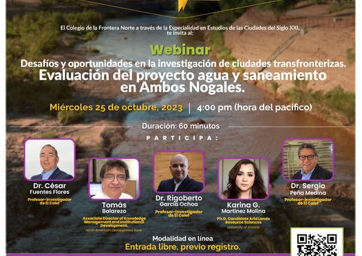 Evaluación del proyecto agua y saneamiento en Ambos Nogales. Desafíos y oportunidades en la investigación de ciudades transfronterizas(CDLF)