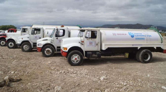 Oaxaca – Oaxaca sin agua: Ante crisis hídrica repartirán pipas con 100 mil litros al día en la capital (El Universal)