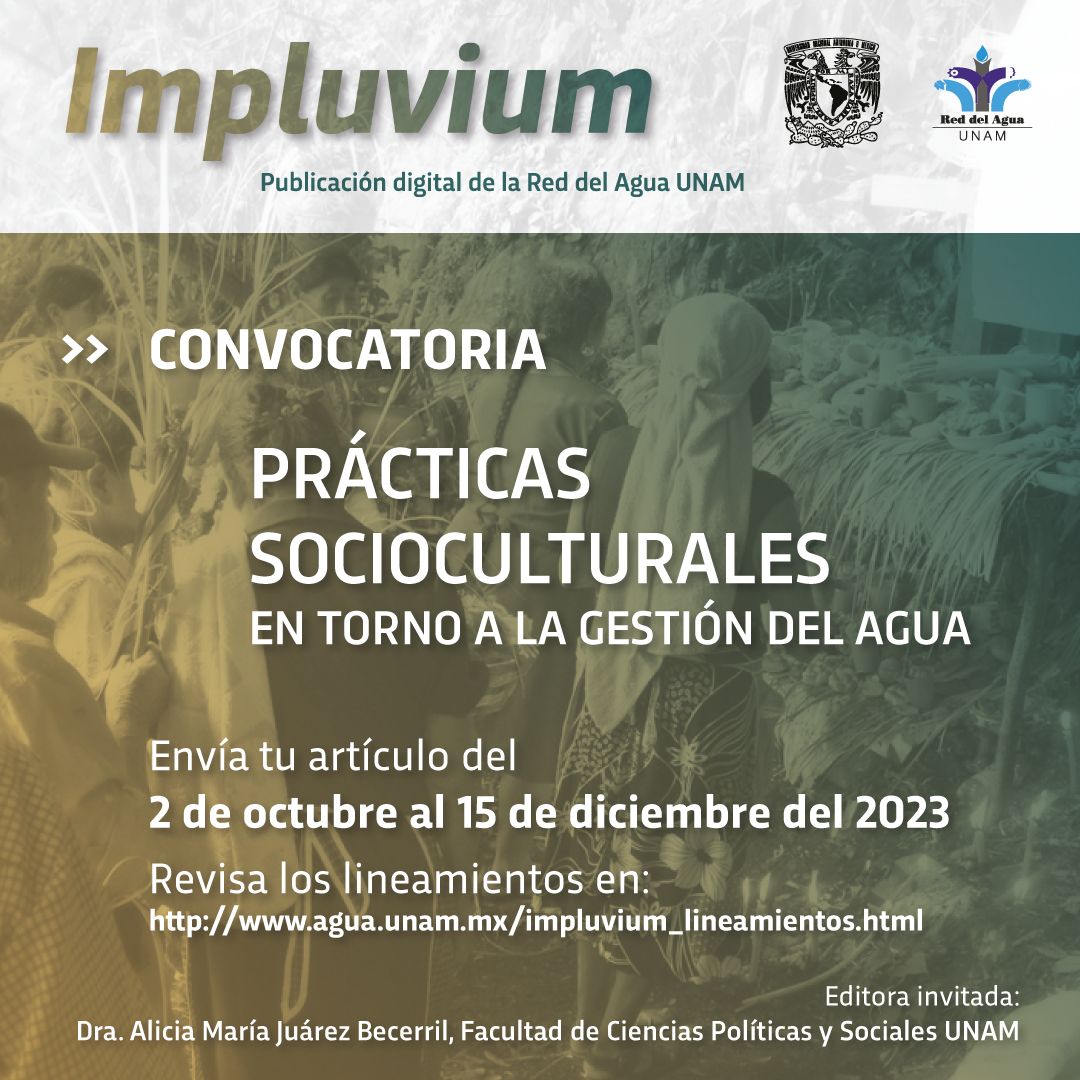 Impluvium: Prácticas socioculturales en torno a la gestión del agua (Red del Agua UNAM)