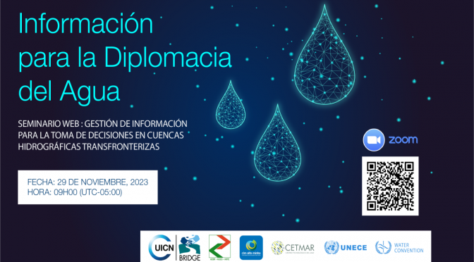 Webinar: Información para la Diplomacia del Agua (IUCN South America)
