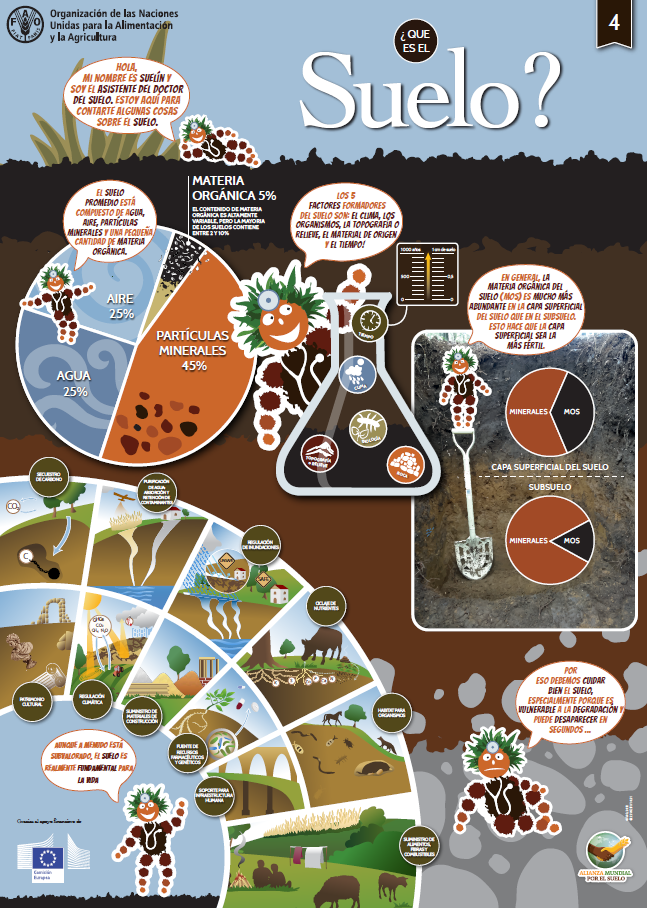 Infografía- ¿Qué es el suelo? (FAO)