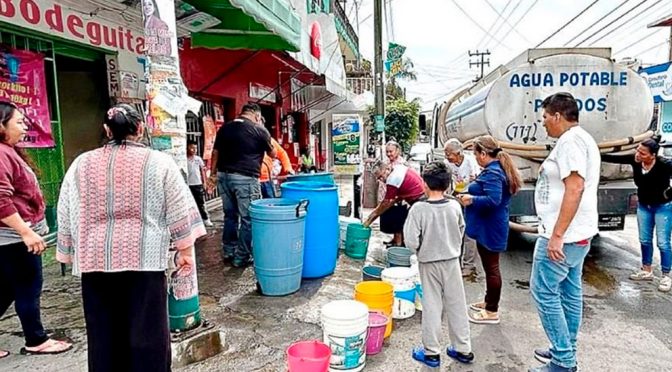 México – Operativos emergentes de abasto de agua en varias entidades de México debido a la escasez (La Verdad de Tamaulipas)