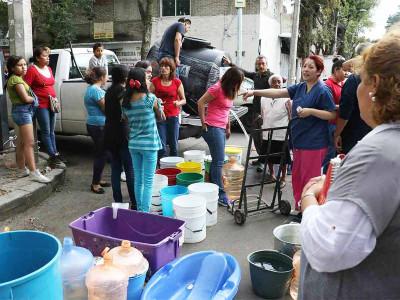 Ciudad de México-‘Tiene 20 días que nos mandaron media pipa con agua’: Habitante de Milpa Alta (Excélsior)