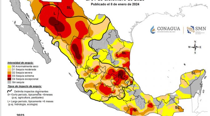 Oaxaca – En 2023 aumentó la temperatura global 1.48 grados; 48 municipios de Oaxaca padecen sequía extrema (Servicios para una Educación Alternativa A.C.)