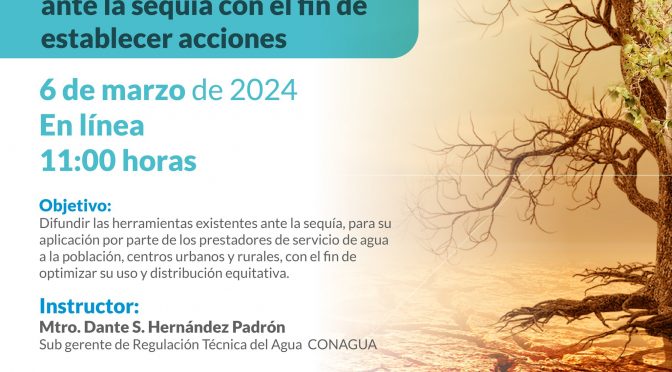 Webinar: “Herramientas de seguimiento ante la sequía con el fin de establecer acciones” (ANEAS de México)