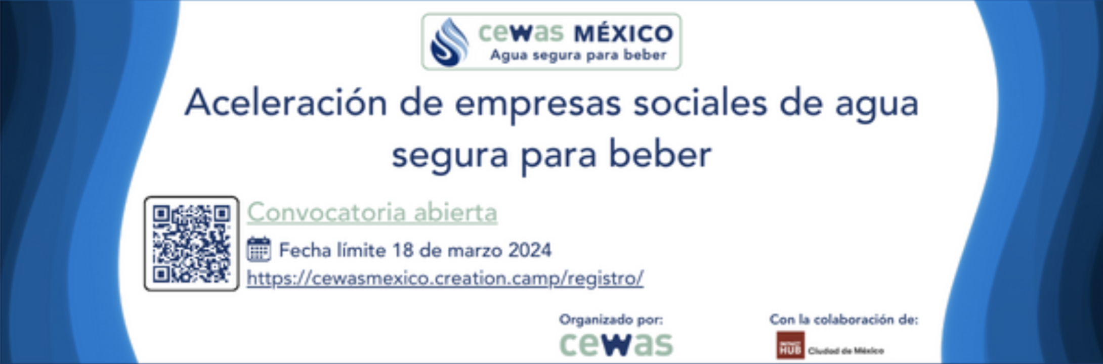 Convocatoria “Aceleración de empresas sociales de agua segura para beber” (CEWAS México)
