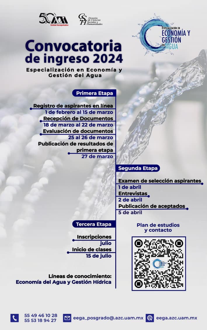 Especialización en Economía y Gestión del Agua (UAM)