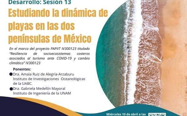 Seminario: Estudiando la dinámica de playas en las dos penínsulas de México (IIEc)