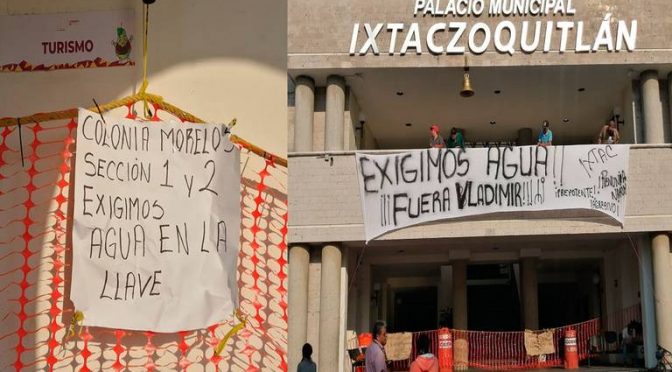 Veracruz-Nuevamente vecinos toman el Palacio de Ixtaczoquitlán por falta de agua (El Sol de Orizaba)