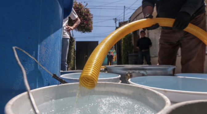 México- Conagua ha atendido a 24 mil personas con el suministro de agua (MVS Noticias)