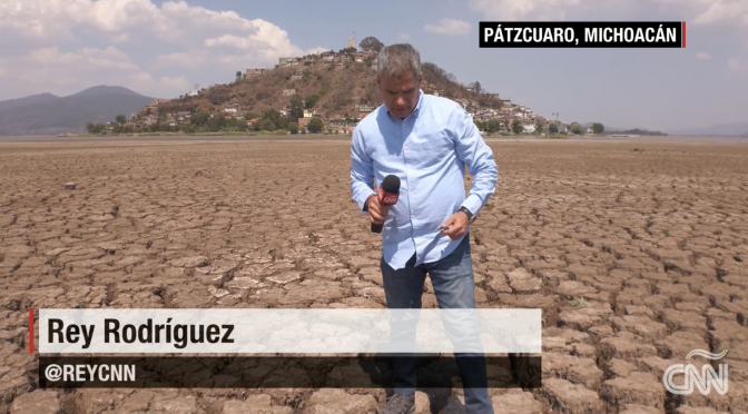 Michoacán- El lago de Pátzcuaro en México está desapareciendo: autoridades culpan a la sequía y al robo de agua (CNN)