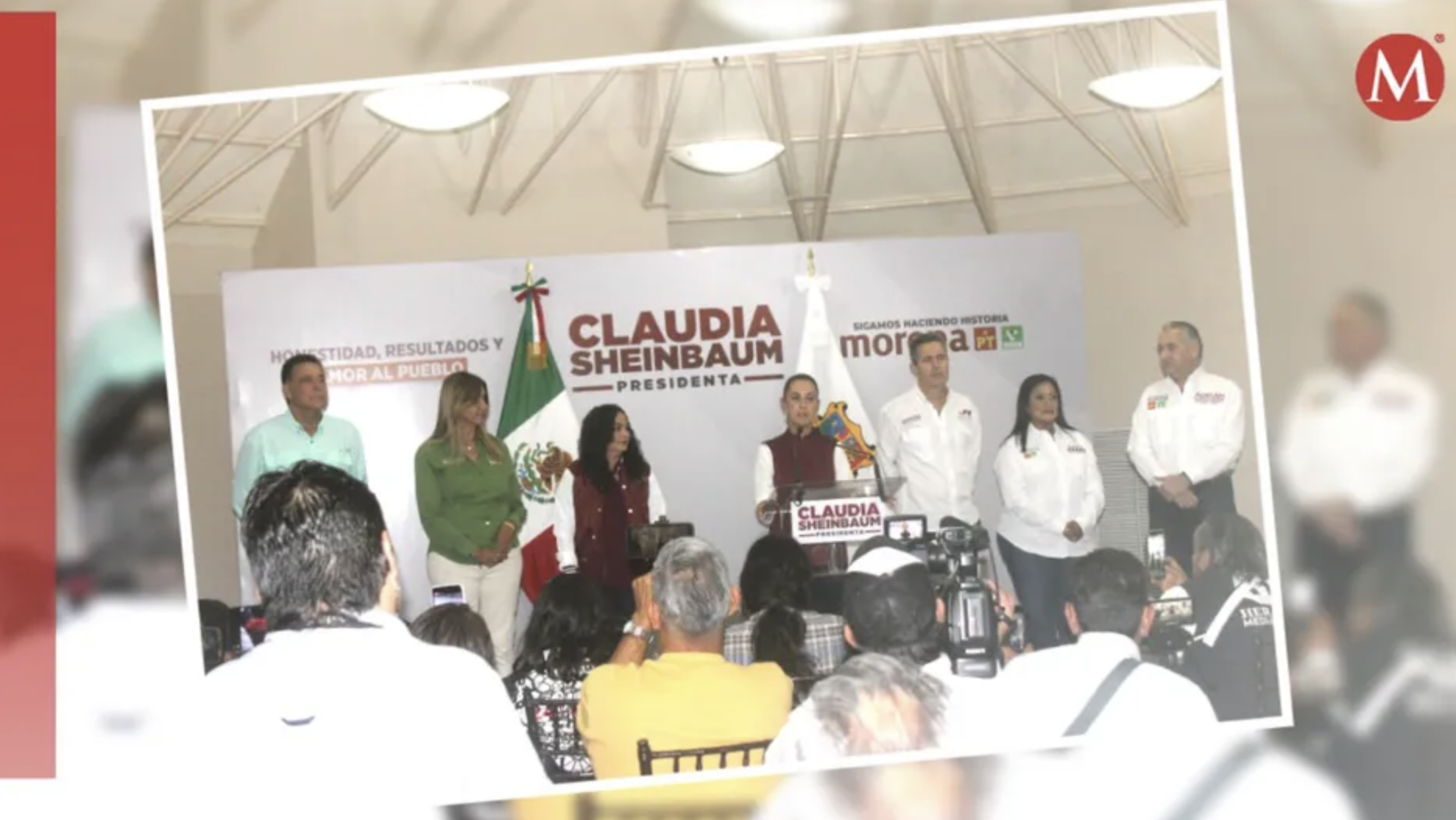CDMX- Promete Sheinbaum transporte y agua para el sur, y tren de pasajeros para Tamaulipas (Milenio)