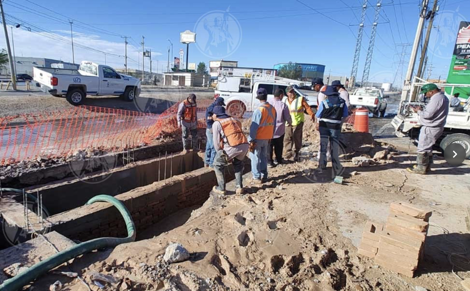 Chihuahua- Sin servicio de agua por reparación de fuga en ‘Las Torres’ (El Diario)