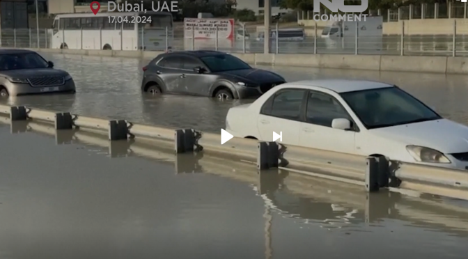 Mundo – (Video) Dubái, bajo el agua: sufre las lluvias más fuertes de su historia (Euro News)