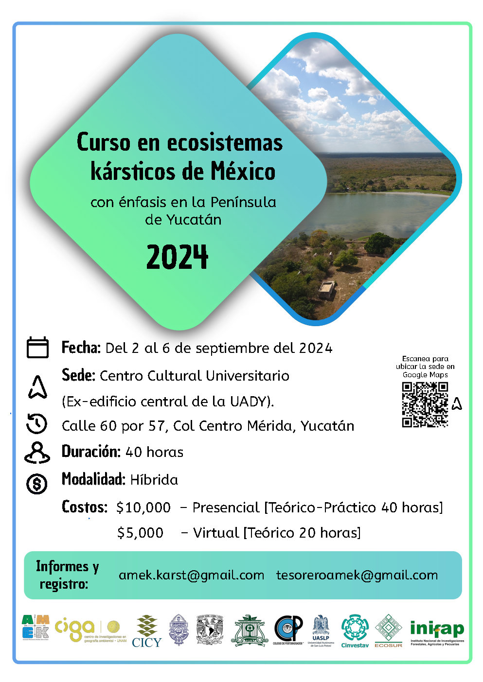 Curso en ecosistema Kársticos de México (AMEK)