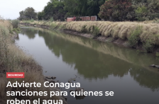 Nacional- Advierte Conagua sanciones para quienes se roben el agua (Meganoticias)