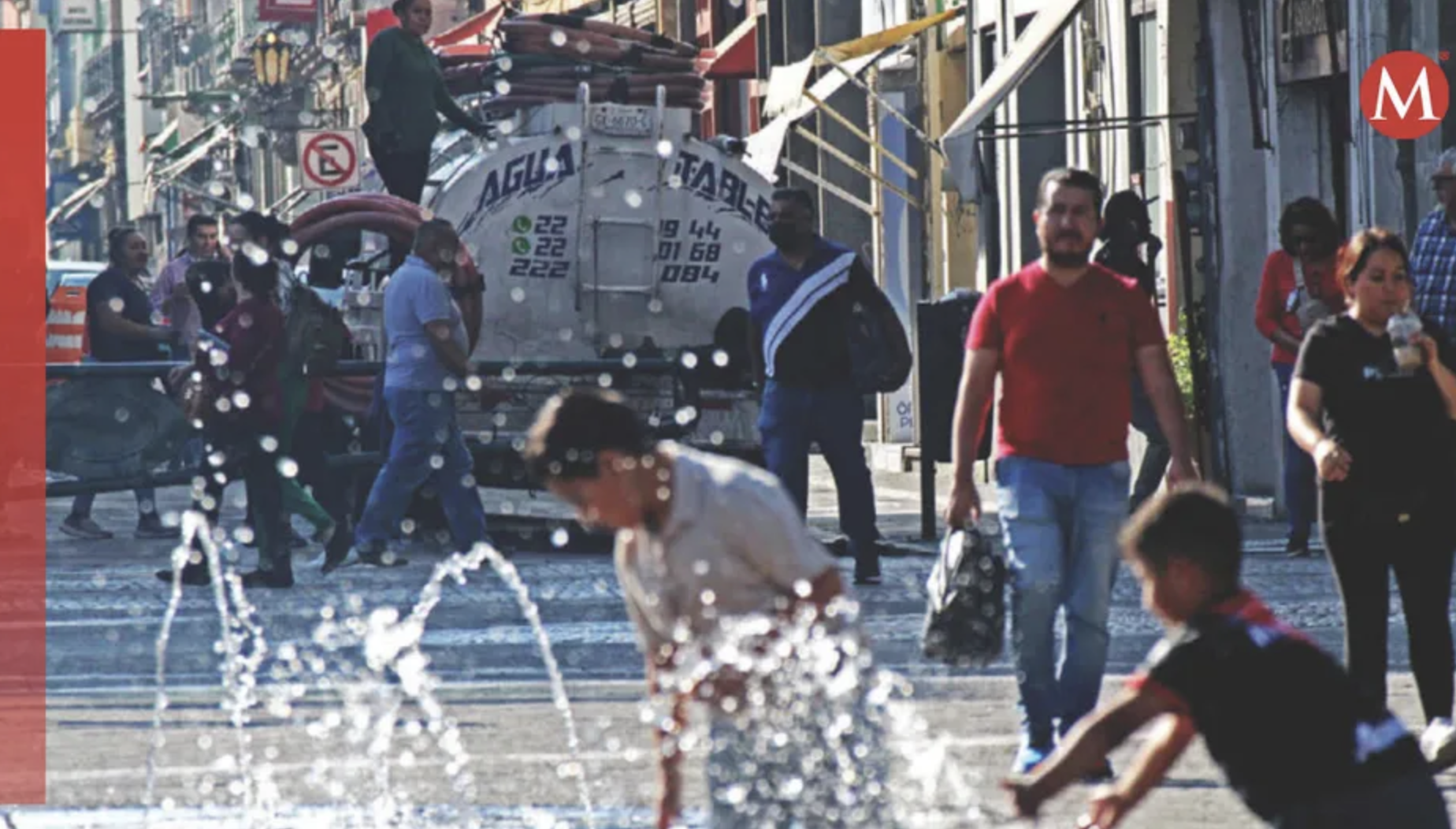 Puebla- Locatarios gastan hasta 6 MIL pesos al mes por pipas de agua en el Centro Histórico de Puebla (Milenio)