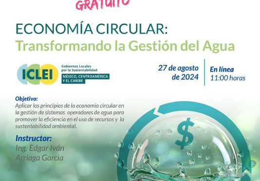 Webinar –  “Economía circular: transformando la gestión del agua” (Aneas de México)