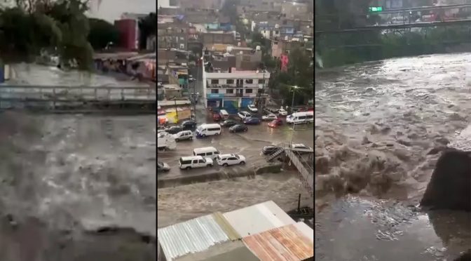 Estado de México – No sólo es Chalco: se desborda el Río Hondo en Naucalpan; reportan casi 20 casas afectadas (Infobae)