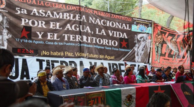 México-Agua, tierra y libertad, clama la 5ta Asamblea Nacional por el Agua (Espejo)