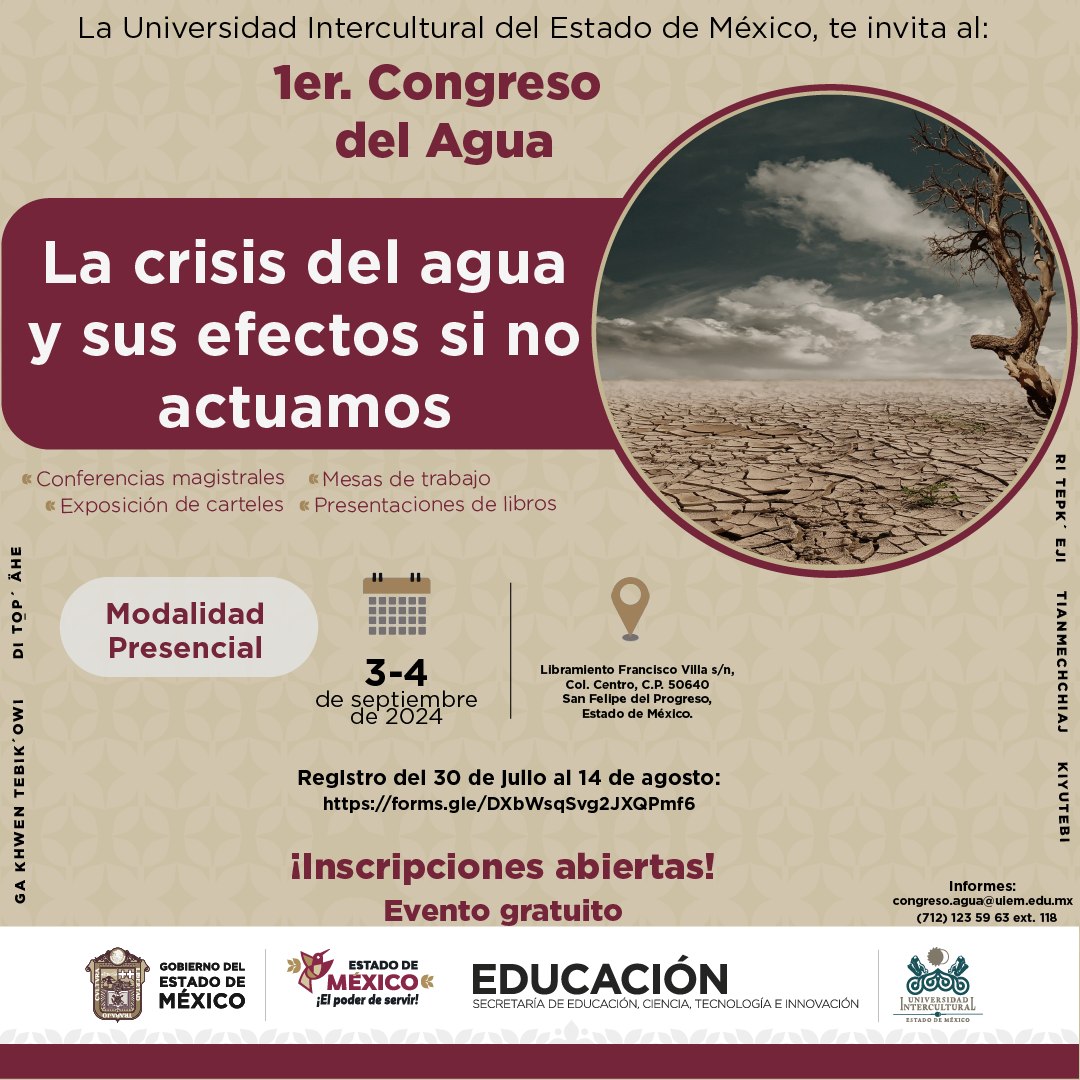 Primer Congreso del Agua “La crisis del agua y sus efectos si no actuamos” (UIEM)