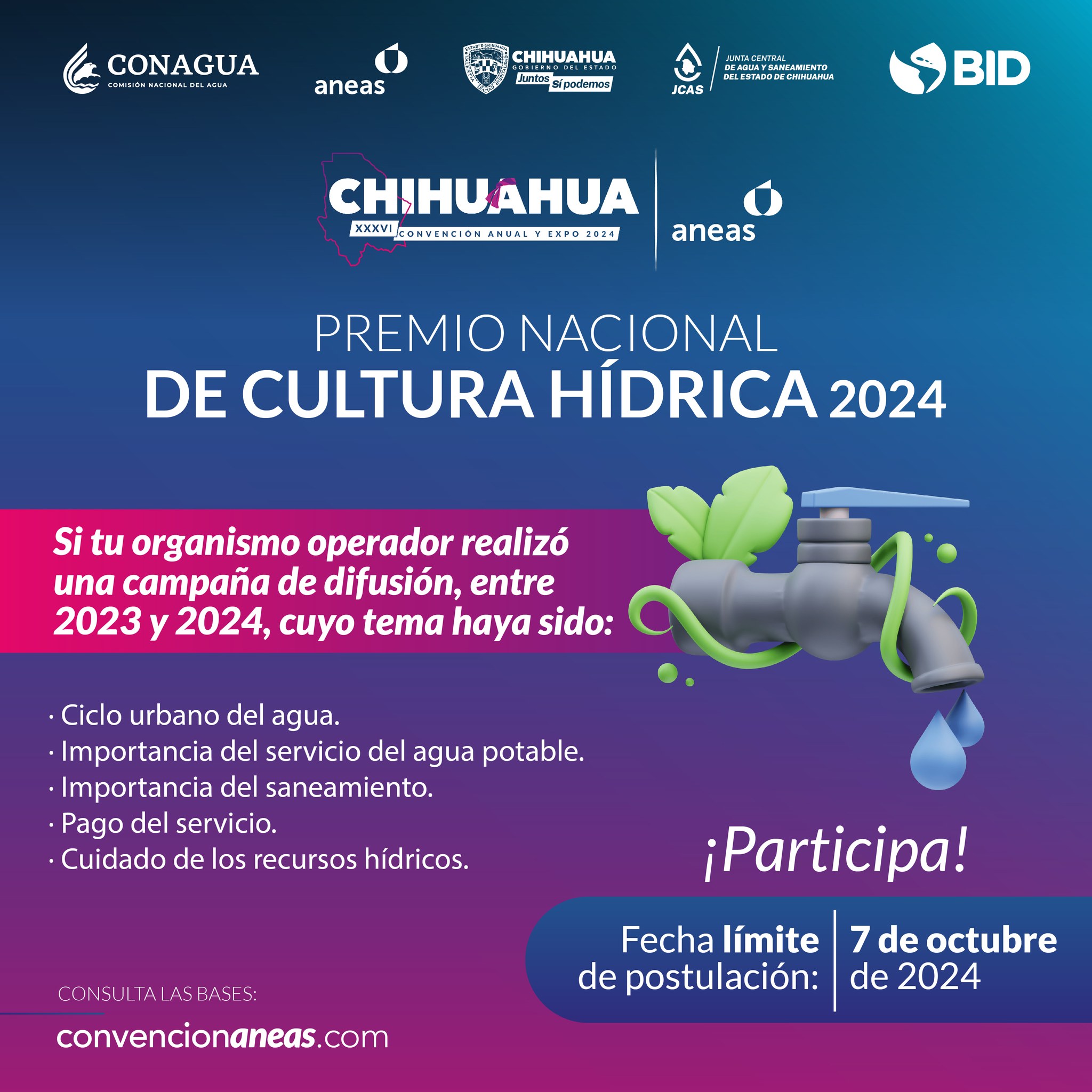 Premio Nacional de Cultura Hídrica 2024 (ANEAS)