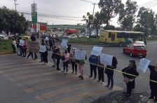 San Luis Potosí-Bloquean Circuito Potosí para protestar por desabasto de agua al sur de la capital (El Sol de San Luis)