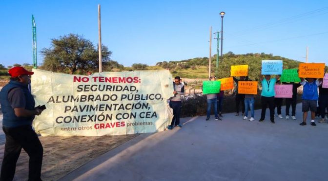 Querétaro-Piden agua en Oasis Desértika (El Diario de Querétaro)