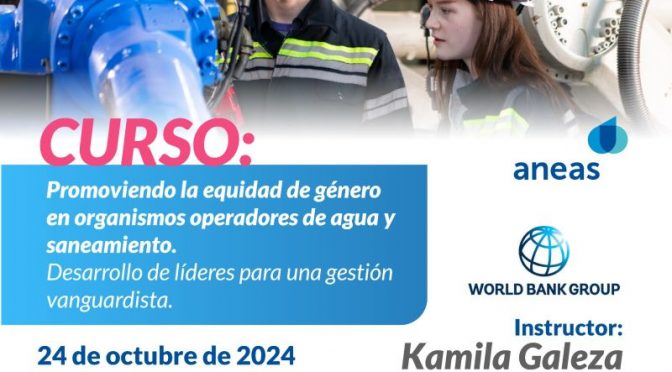 Curso gratuito: Promoviendo la equidad de género en organismos operadores de agua y saneamiento